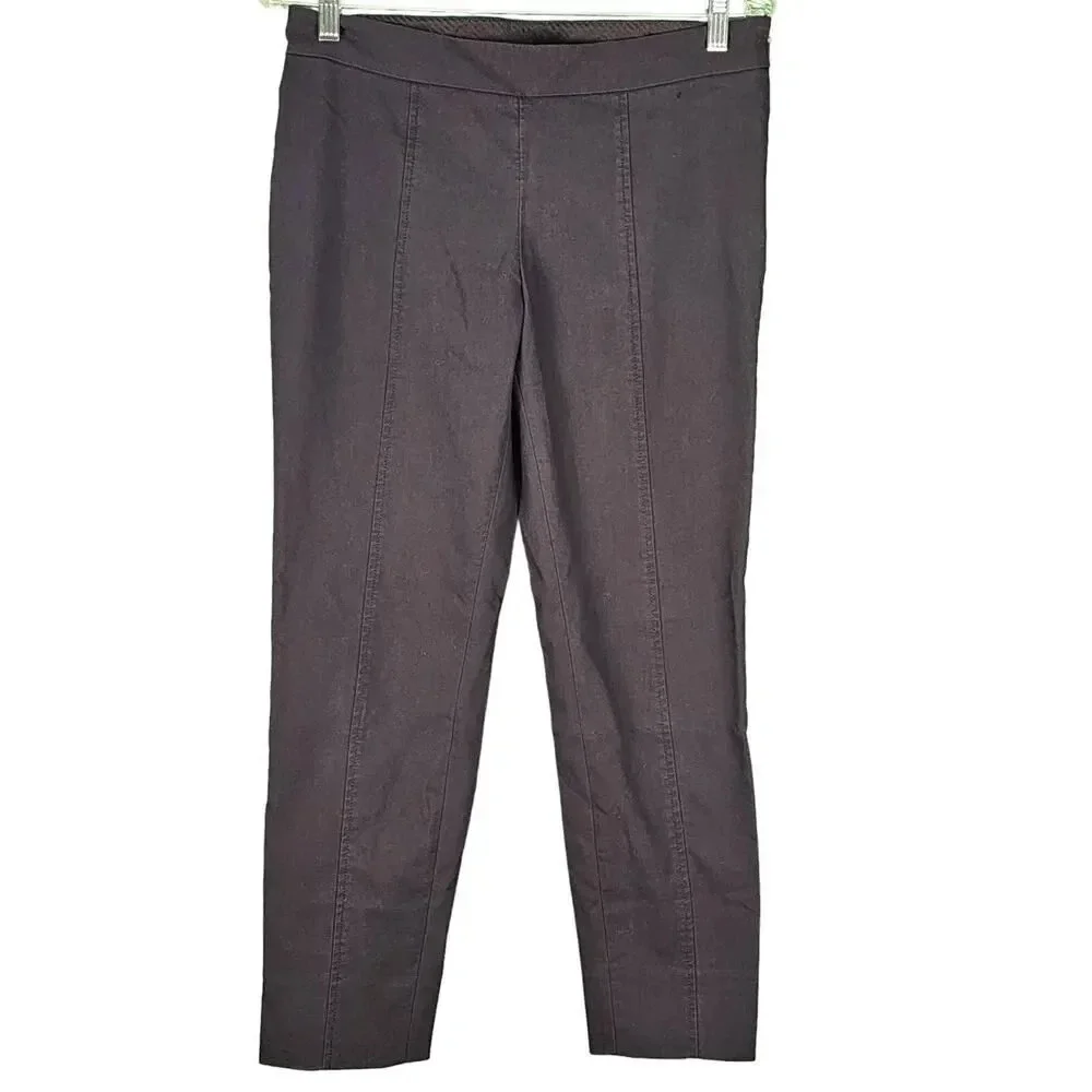 Tory Burch Womens‎ Navy Blue Crop Pants 4